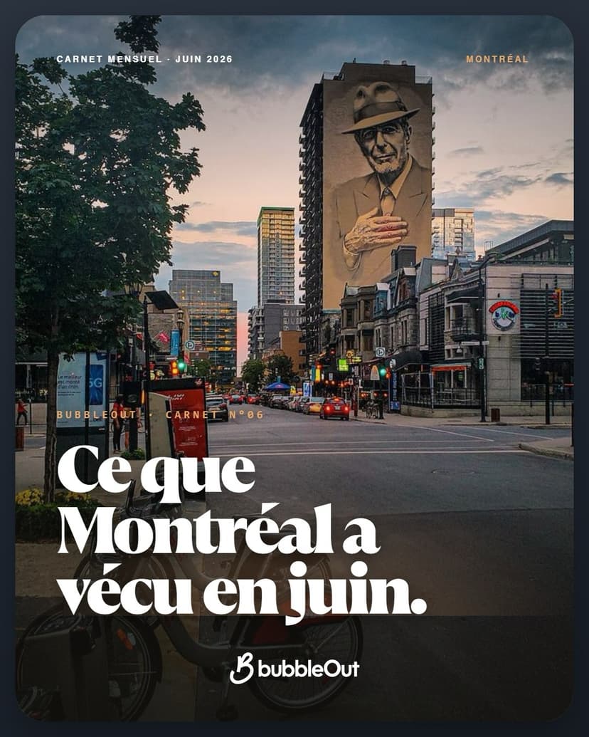 L’été montréalais comme on l’aime : en mode bubbleOut ☀️