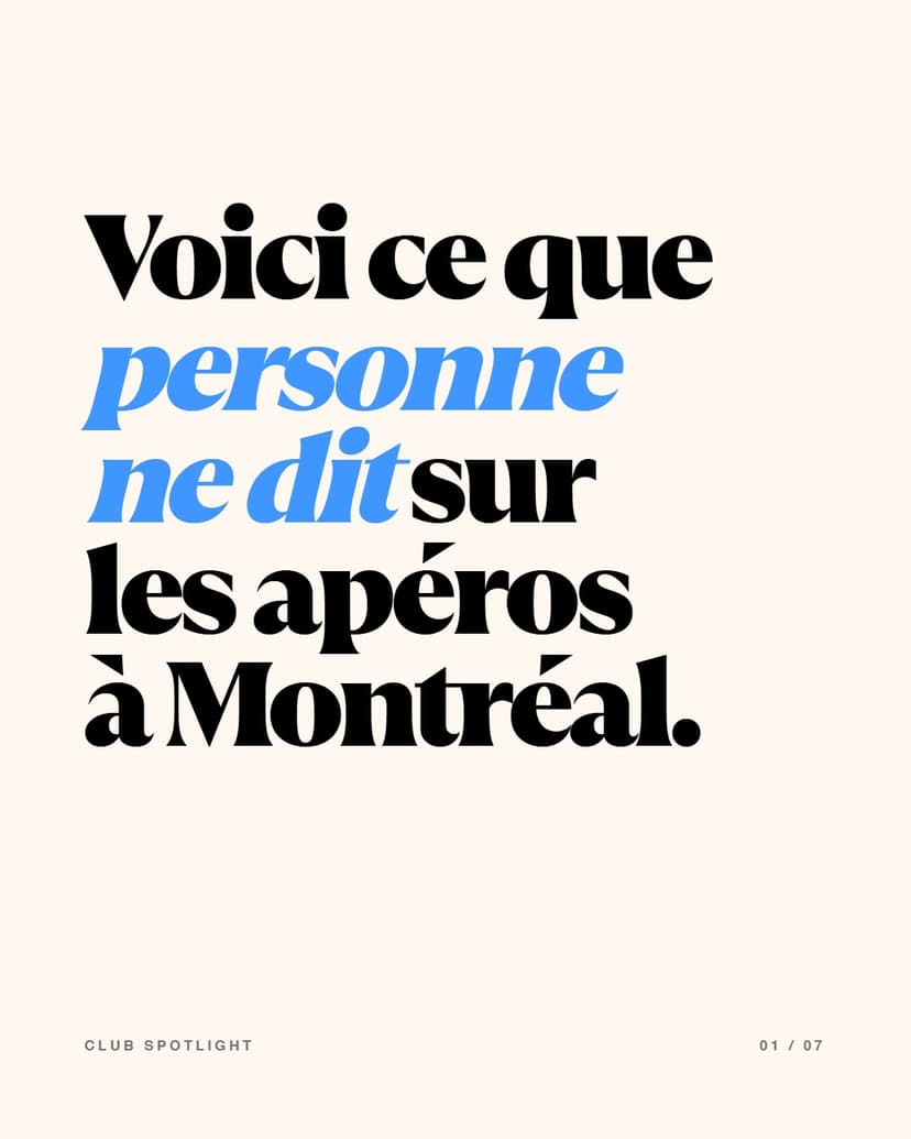 Les apéros où les Montréalais•es se rencontrent 🫒